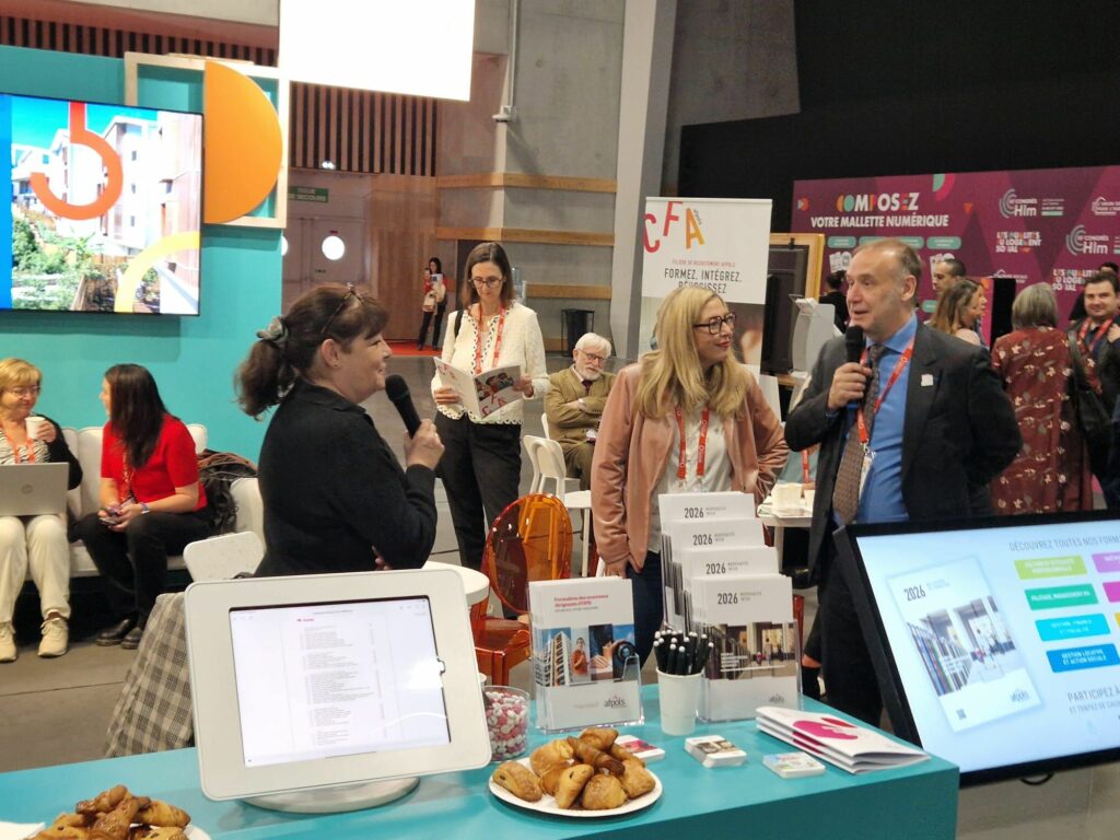 Présente sur le stand de l'AFPOLS